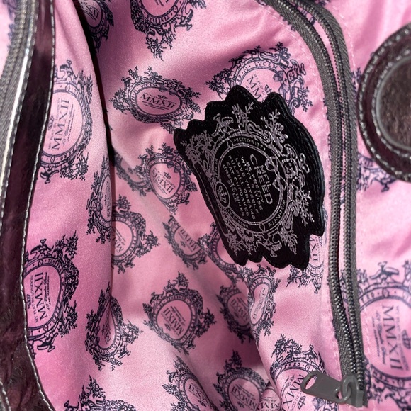 My flat in London tote platinum bow jeweled purse - Picture 6 of 7